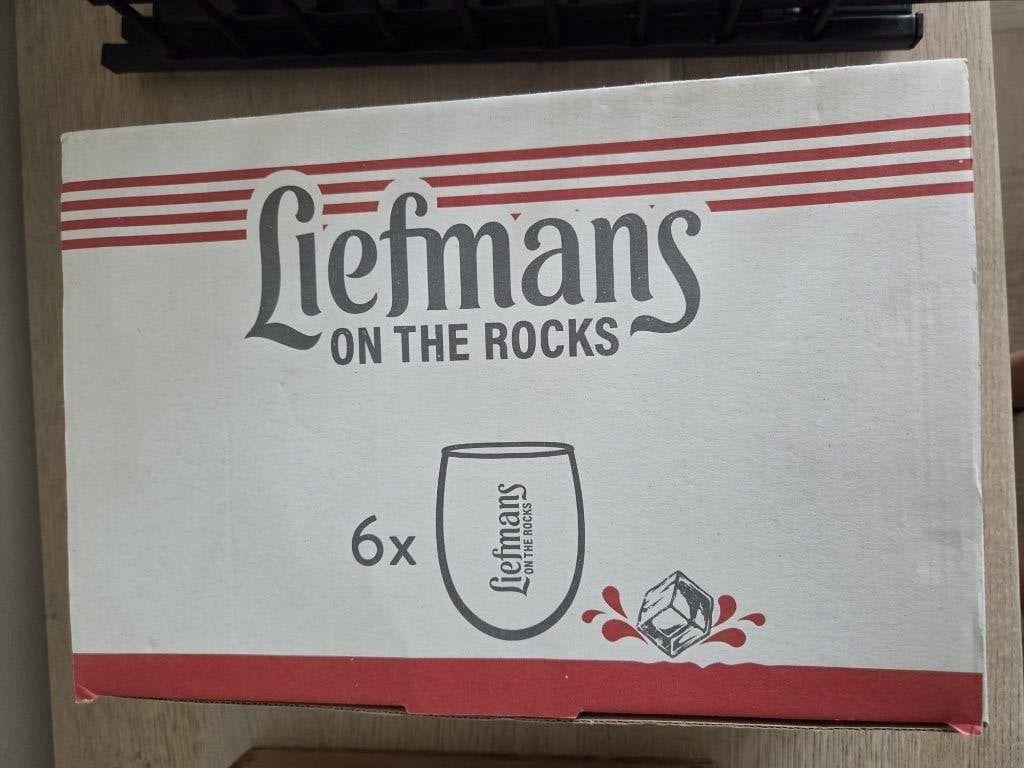 Liefmans Bierglas On The Rocks 25cl Set 6 Stuks, Verzamelen, Biermerken, Ophalen of Verzenden, Nieuw, Glas of Glazen, Overige merken