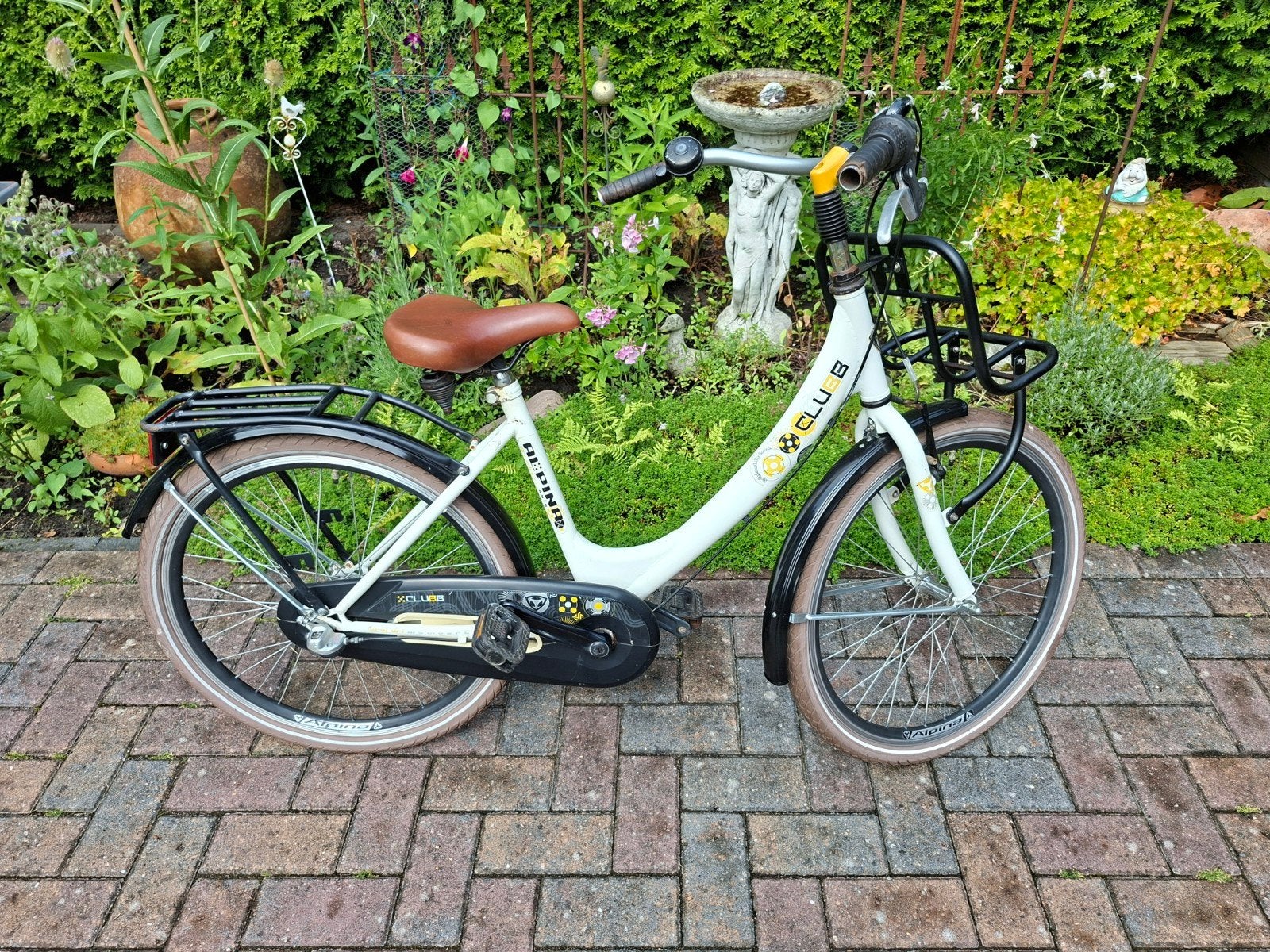 Alpina Clubb 24 inch meisjesfiets, Ophalen, Terugtraprem, Alpina, Handrem