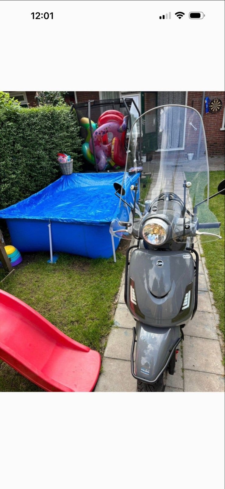 Sym Fiddle 2 scooter uit 2020 met extra's, Ophalen, Gebruikt, Maximaal 45 km/u, Benzine