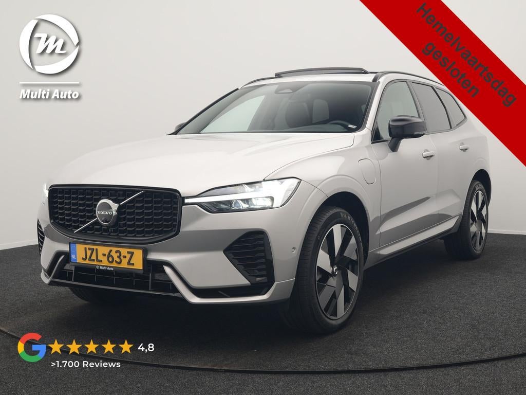 Volvo XC60 T6 AWD Plus Dark LONG RANGE PHEV 350pk Dealer O.H, Auto's, Automaat, Gebruikt, 4 cilinders, 1969 cc