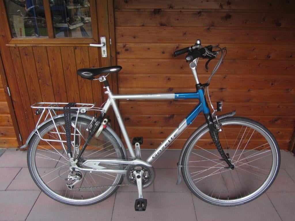 Gazelle Fuente Lite Line Herenfiets, 27 Versn. Framemaat 61, Ophalen, 28 inch, Gebruikt, Vering