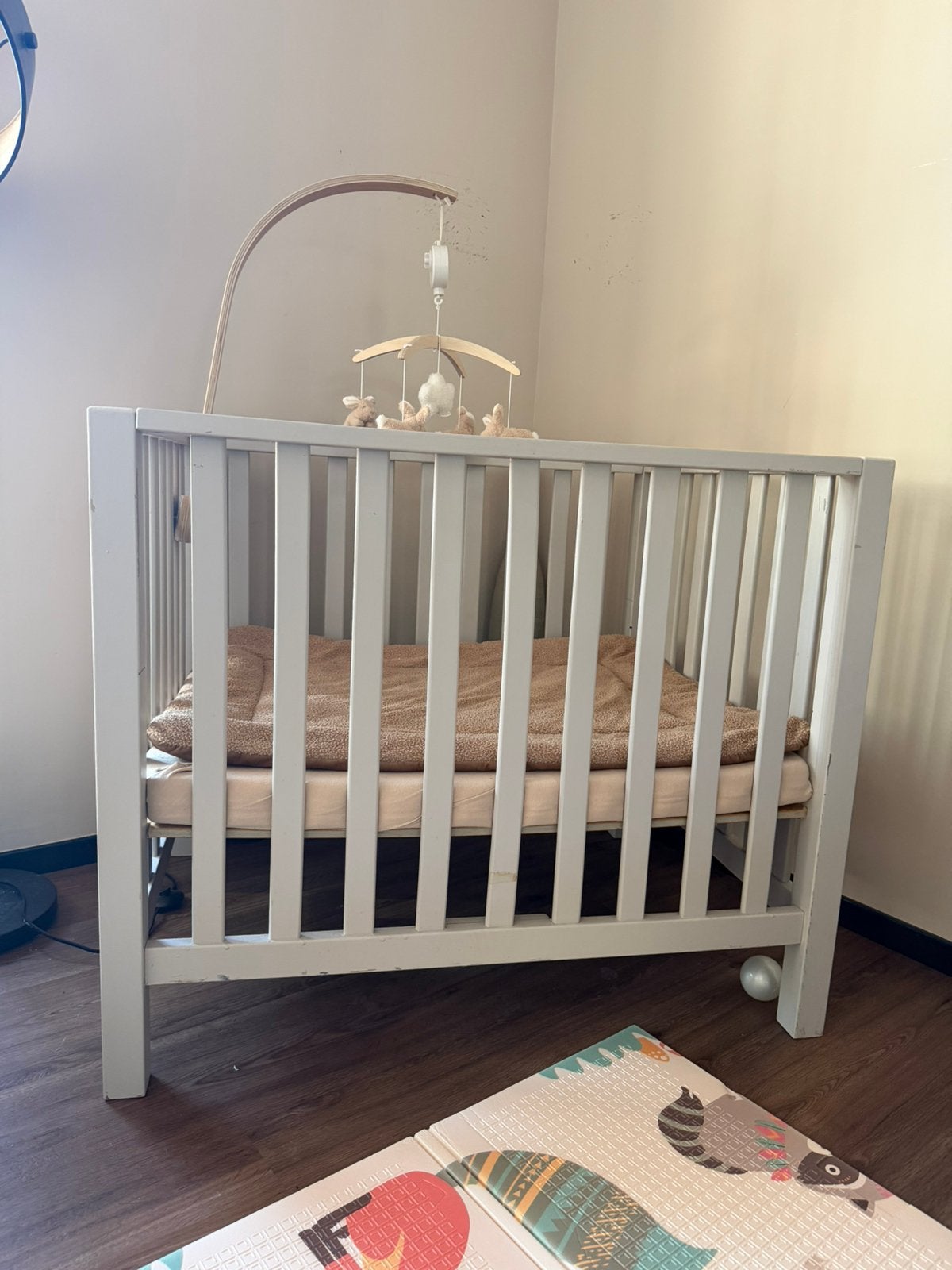Box voor baby, Ophalen, Zo goed als nieuw, Rechthoekig, In hoogte verstelbaar