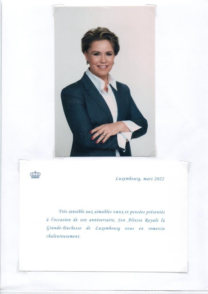 luxemburg  maria teresa 2, Verzenden, Gebruikt, Buitenland, Kaart, Foto of Prent