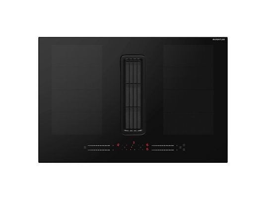 Inductiekookplaat met afzuiging nieuw maar met doosschade, Ophalen, Nieuw, 4 kookzones, Inbouw