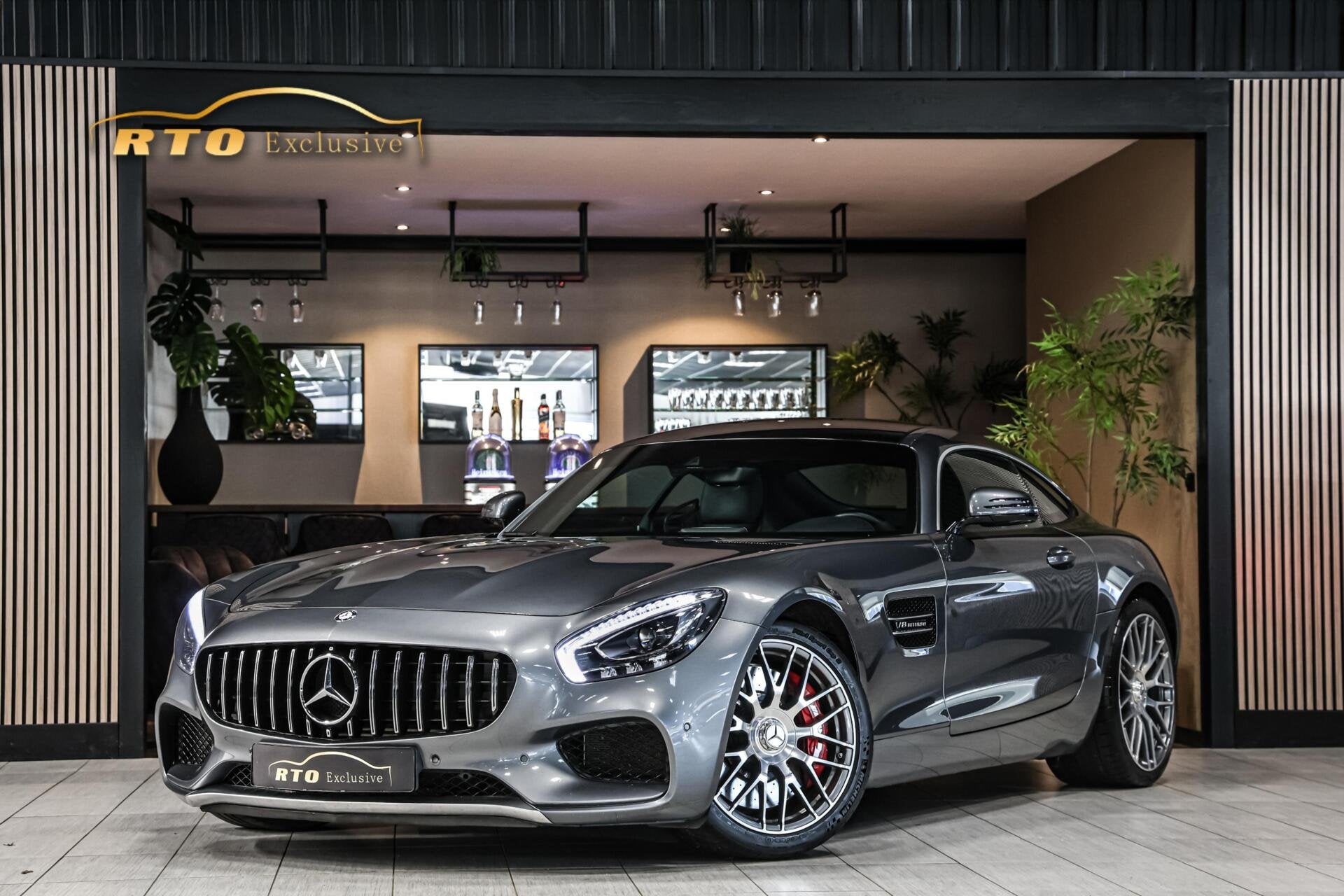 Mercedes AMG GT 4.0 S|Carbon|Memory|Pano|Burmester|Camera, Auto's, Mercedes-Benz, Automaat, Achterwielaandrijving, Gebruikt, 510 pk