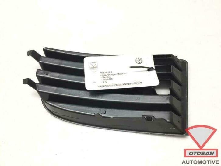 vw golf 5 voorbumper rooster rechts nieuw! 5894592, Volkswagen, Volkswagen AG, Rechts, Nieuw