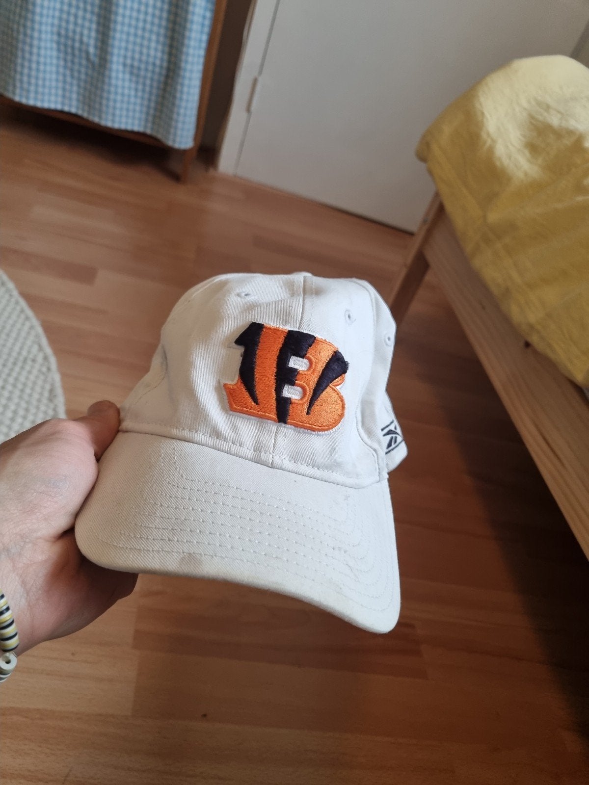 Reebok NFL Cincinnati Bengals Pet - Zo goed als nieuw, Kleding | Heren, Reebok, One size fits all, Ophalen of Verzenden, Pet