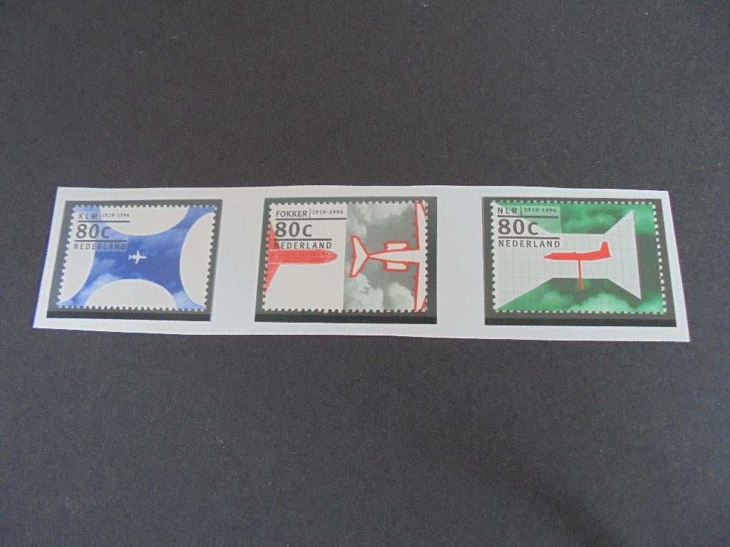 Postzegels 1994- 75 jaar luchtvaart, Verzenden, Na 1940, Postfris