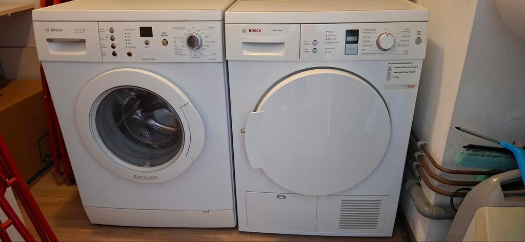 Wasmachine en droger van het merk bosch, Witgoed en Apparatuur, Ophalen, Condens, 85 tot 90 cm