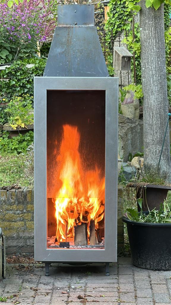 Ijzeren Tuin haard., Ophalen, Gebruikt