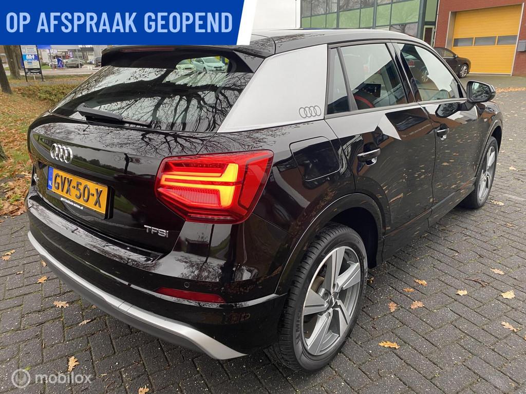 Audi Q2 1.4 TFSI S-tronic I S-Line I CarPlay I LED I Virtual, Auto's, Audi, Stof, 4 cilinders, Zwart, 19 km/l