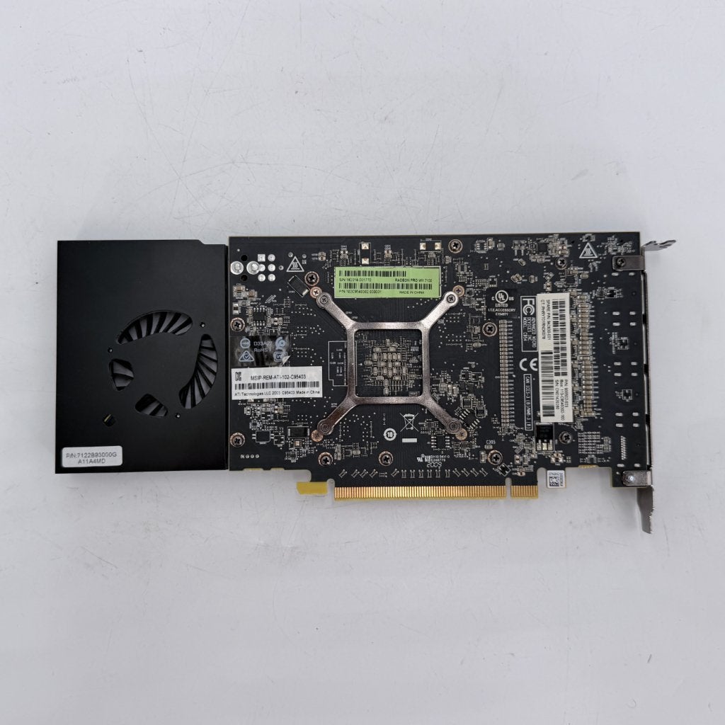AMD Radeon Pro WX7100 8GB GDDR5 PCIe 3.0 Videokaart, HP, Gebruikt, Support@hp.com, 1501 Page Mill Road
Palo Alto, CA 94304
USA