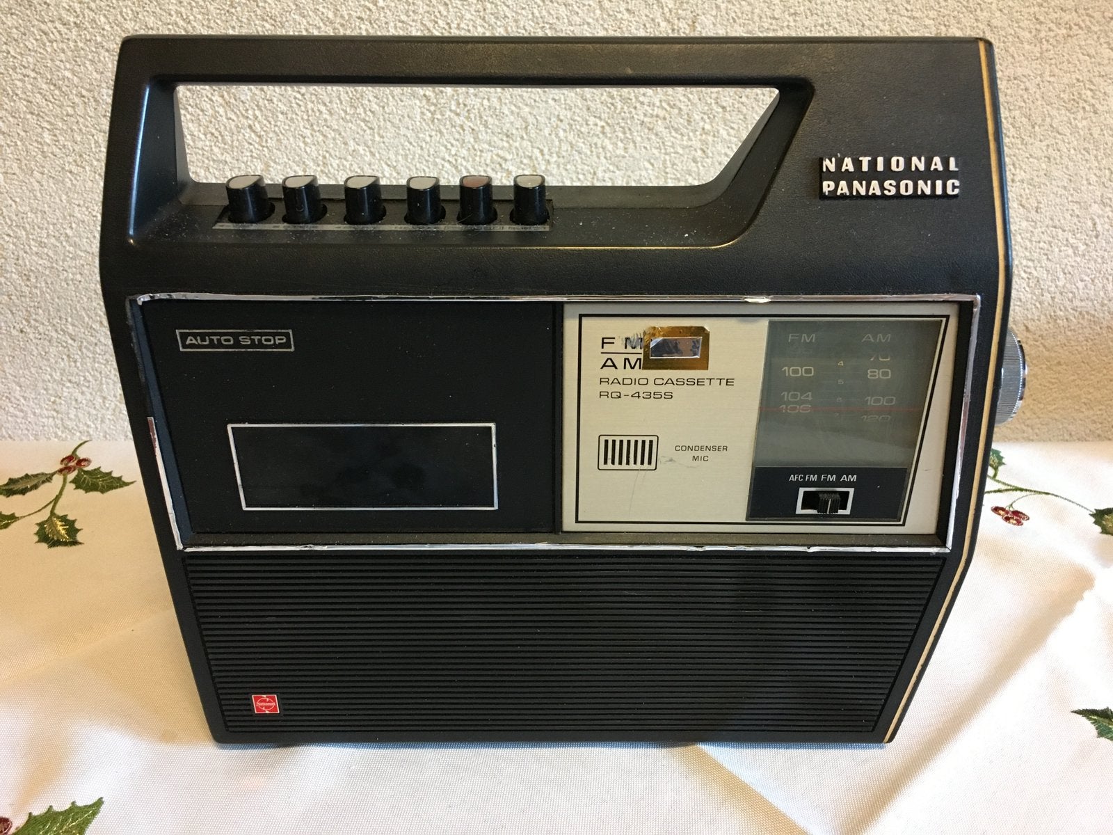 Oude radio cass rec panasonic pr incl vzk, Audio, Tv en Foto, Radio's, Ophalen of Verzenden, Radio