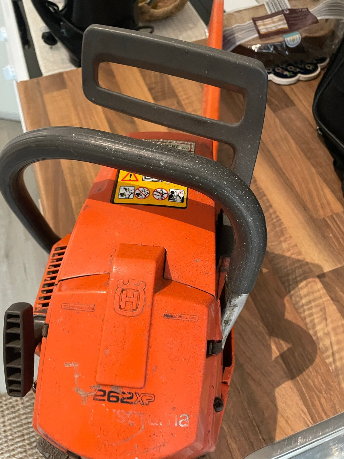 Husqvarna 262XP Kettingzaag - Krachtig en Betrouwbaar, 70 mm of meer, Kettingzaag, Ophalen of Verzenden, Zo goed als nieuw