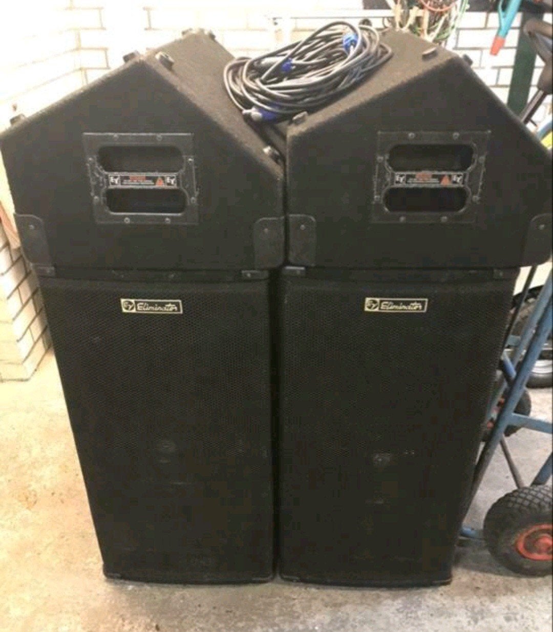 Electro voice passieve set 18inch sub en 15inch top, Ophalen, Gebruikt, Overige merken