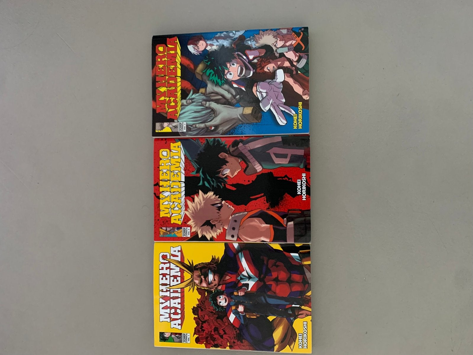 My Hero Academia manga volume 1-3, Verzenden, Zo goed als nieuw, Japan (Manga), Meerdere comics
