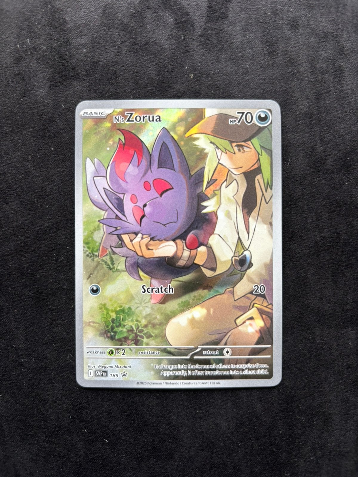 SVP 189 ——> N’s Zorua, Ophalen of Verzenden, Zo goed als nieuw