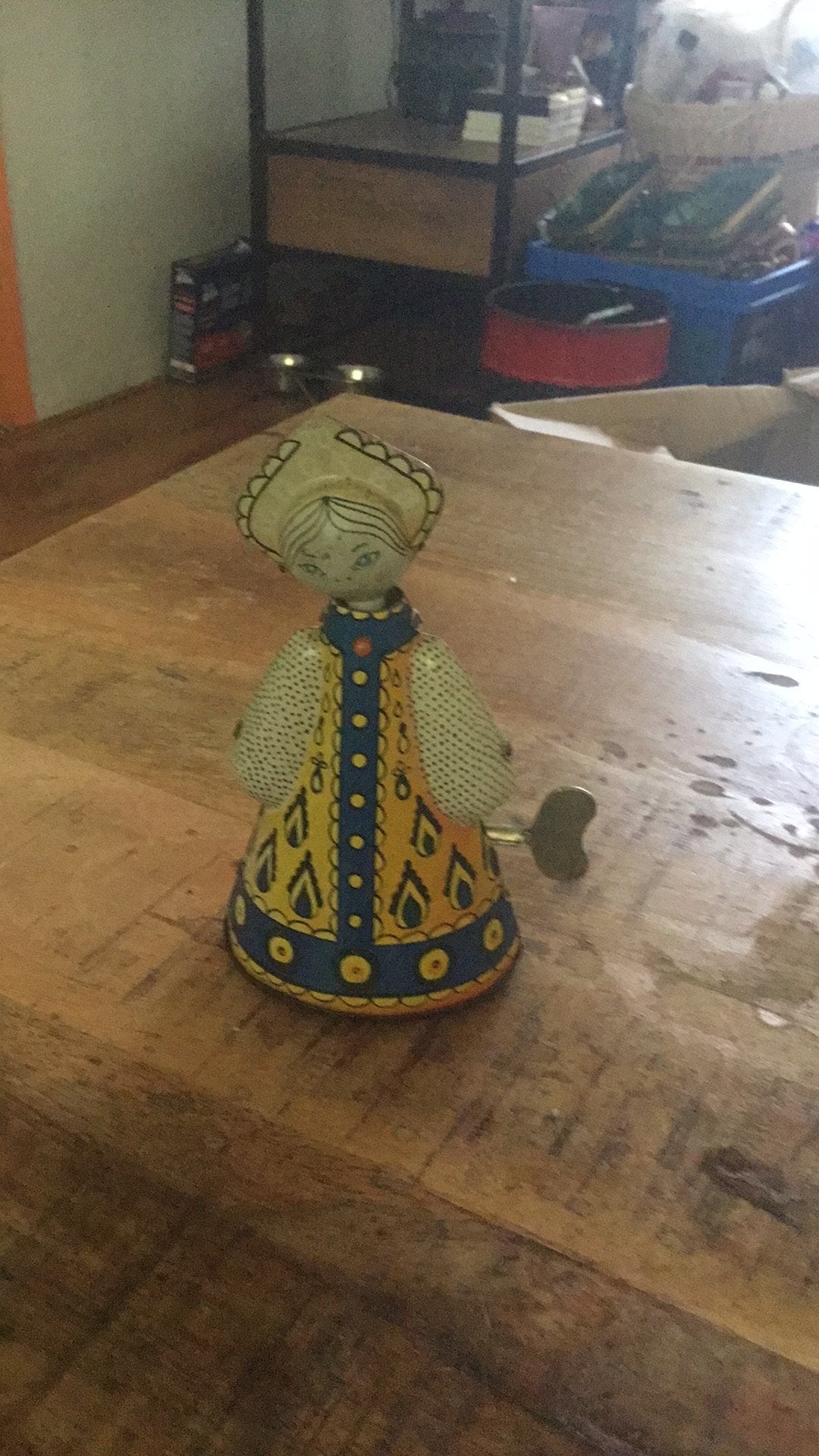 Vintage matroesjka van blik, Antiek en Kunst, Antiek | Speelgoed, Ophalen