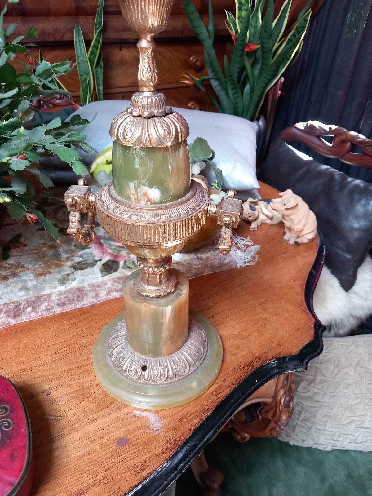 Zware Vintage Lampvoet, Ophalen of Verzenden