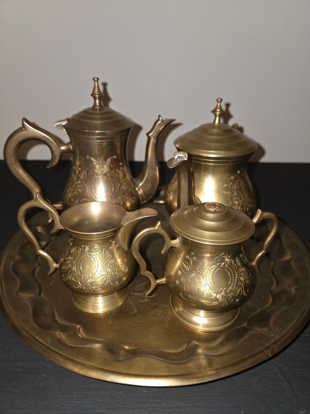 Verzilverd koffie thee servies, Ophalen of Verzenden