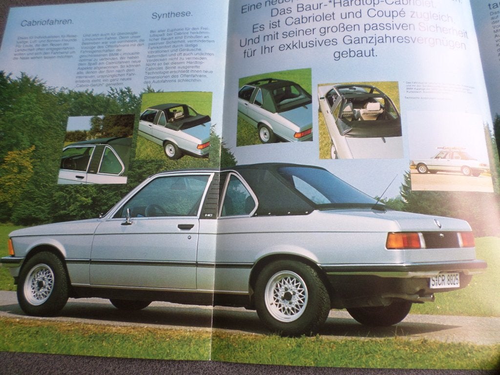 BMW Bauer E21 Brochure 2, Boeken, Auto's | Folders en Tijdschriften, Ophalen of Verzenden, Zo goed als nieuw, BMW