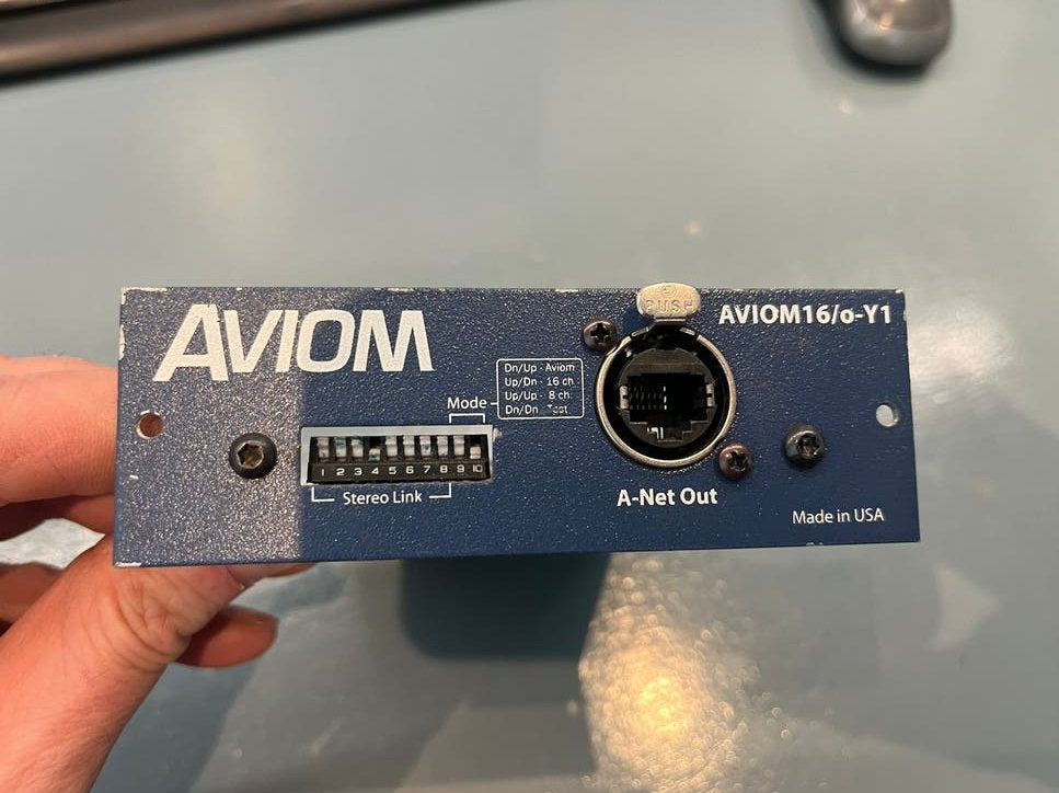 Yamaha Aviom A-Net Output Card AV-M16o-Y1, Ophalen of Verzenden, Gebruikt