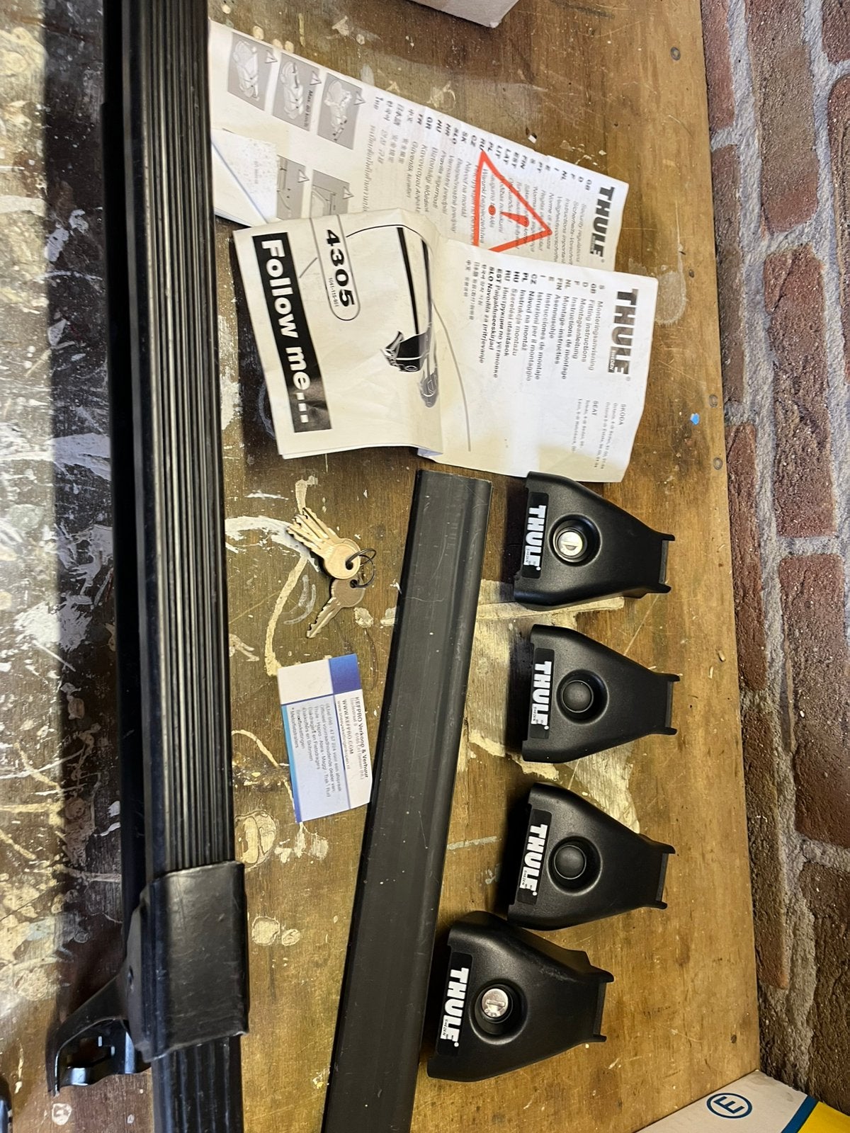 Thule dakdragers voor Skoda of Seat gratis, Auto diversen, Dakdragers, Ophalen, Gebruikt