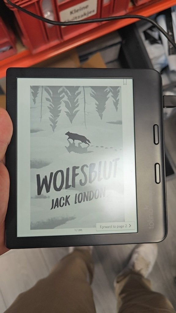 Tolino Vision 6 E-reader E-ink, Computers en Software, E-readers, Ophalen of Verzenden, Gebruikt, 6 inch of minder