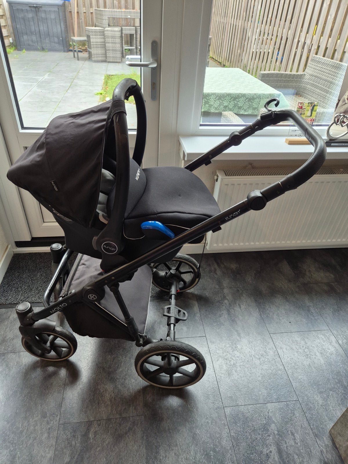 KUNERT MOLTO 3-in-1 Combiwagen met autostoel en reiswieg, Zo goed als nieuw, Combiwagen, Met autostoeltje, Ophalen
