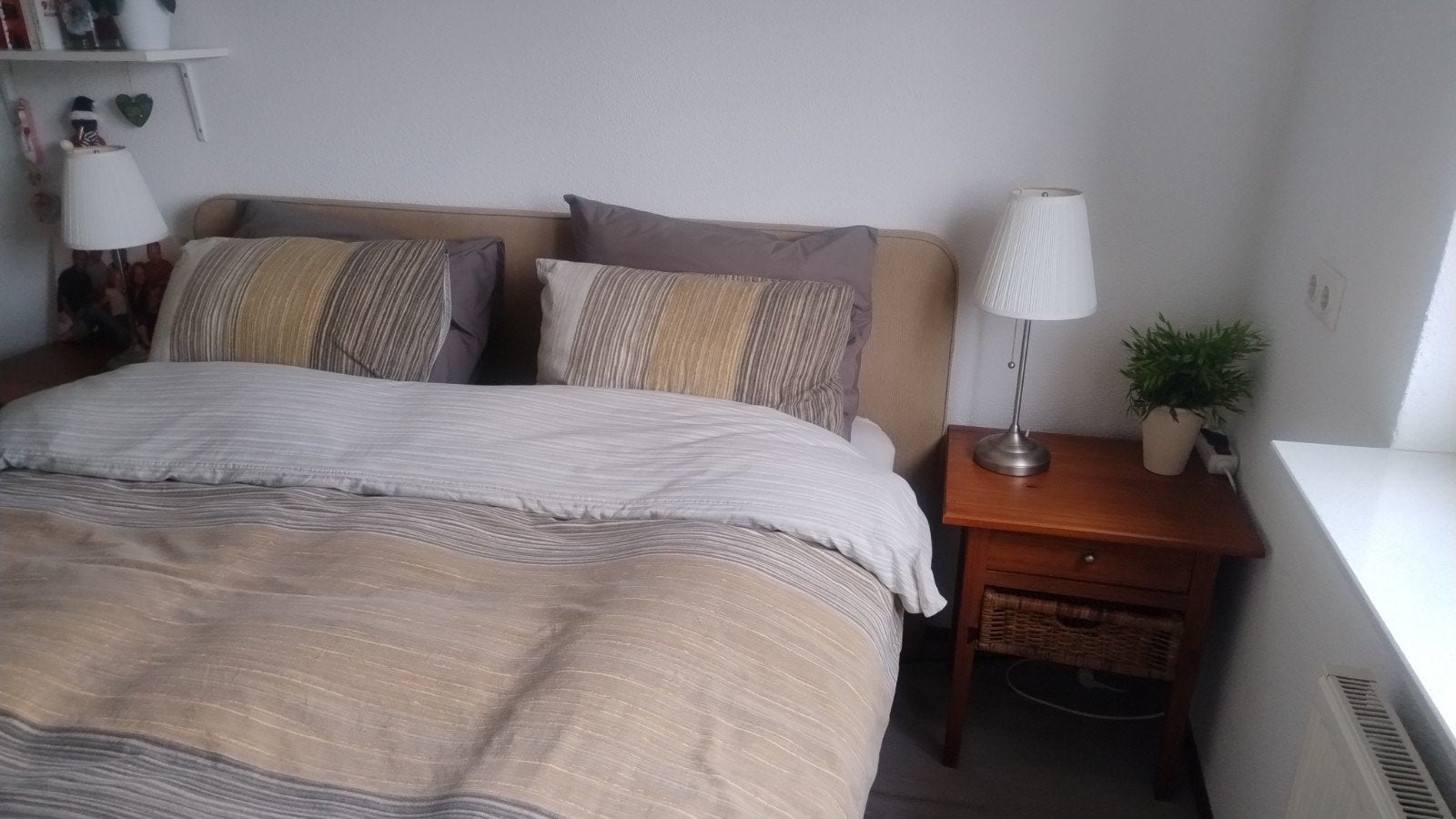 2 bedden met verstelbare bodem, Ophalen, Tweepersoons, 180 cm, 200 cm