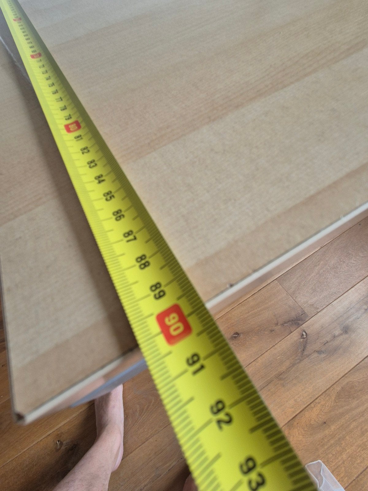 Foto 9 van IKEA Bureau met opzetstuk - 120x90 cm - Licht houtkleur