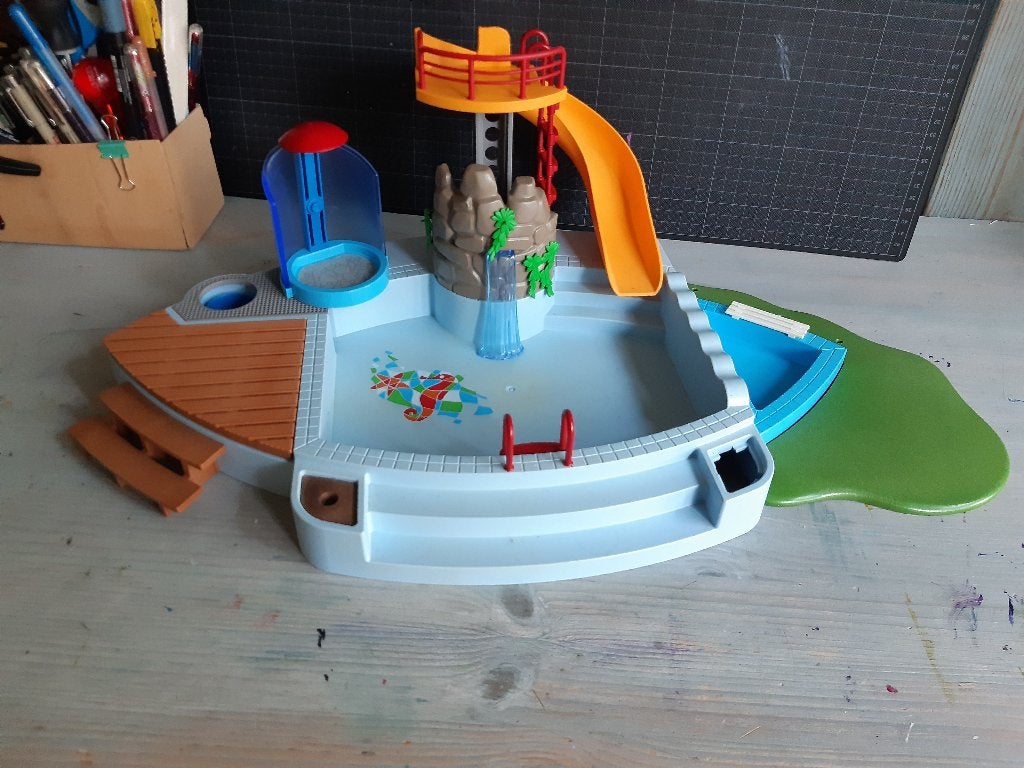 Playmobiel zwembad, Kinderen en Baby's, Ophalen, Gebruikt, Losse onderdelen, Overige typen
