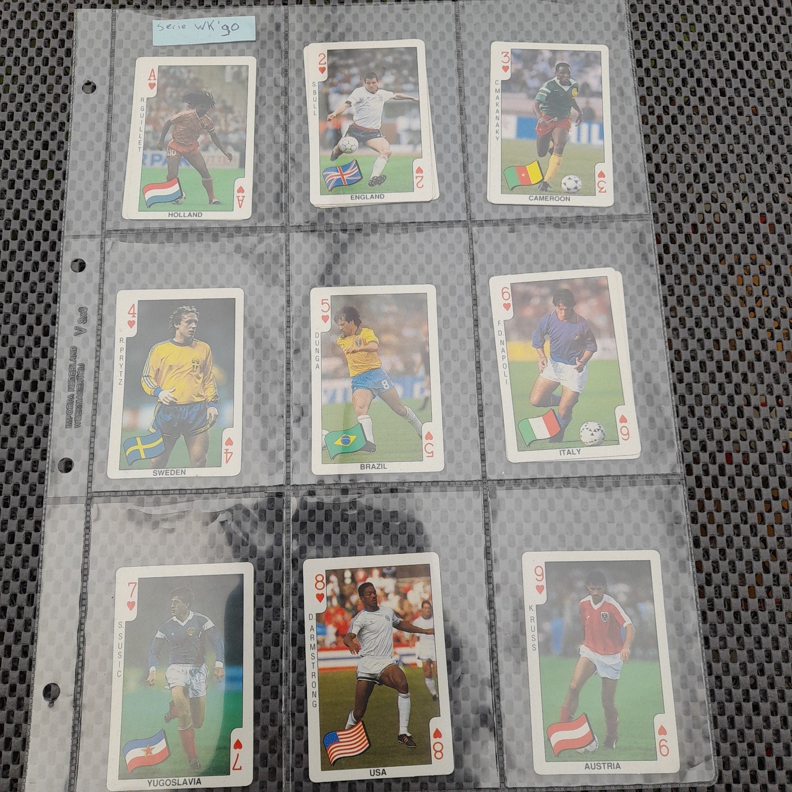 Football Bubble Gum WK90, Verzamelen, Ophalen of Verzenden, Zo goed als nieuw, Buitenlandse clubs, Poster, Plaatje of Sticker