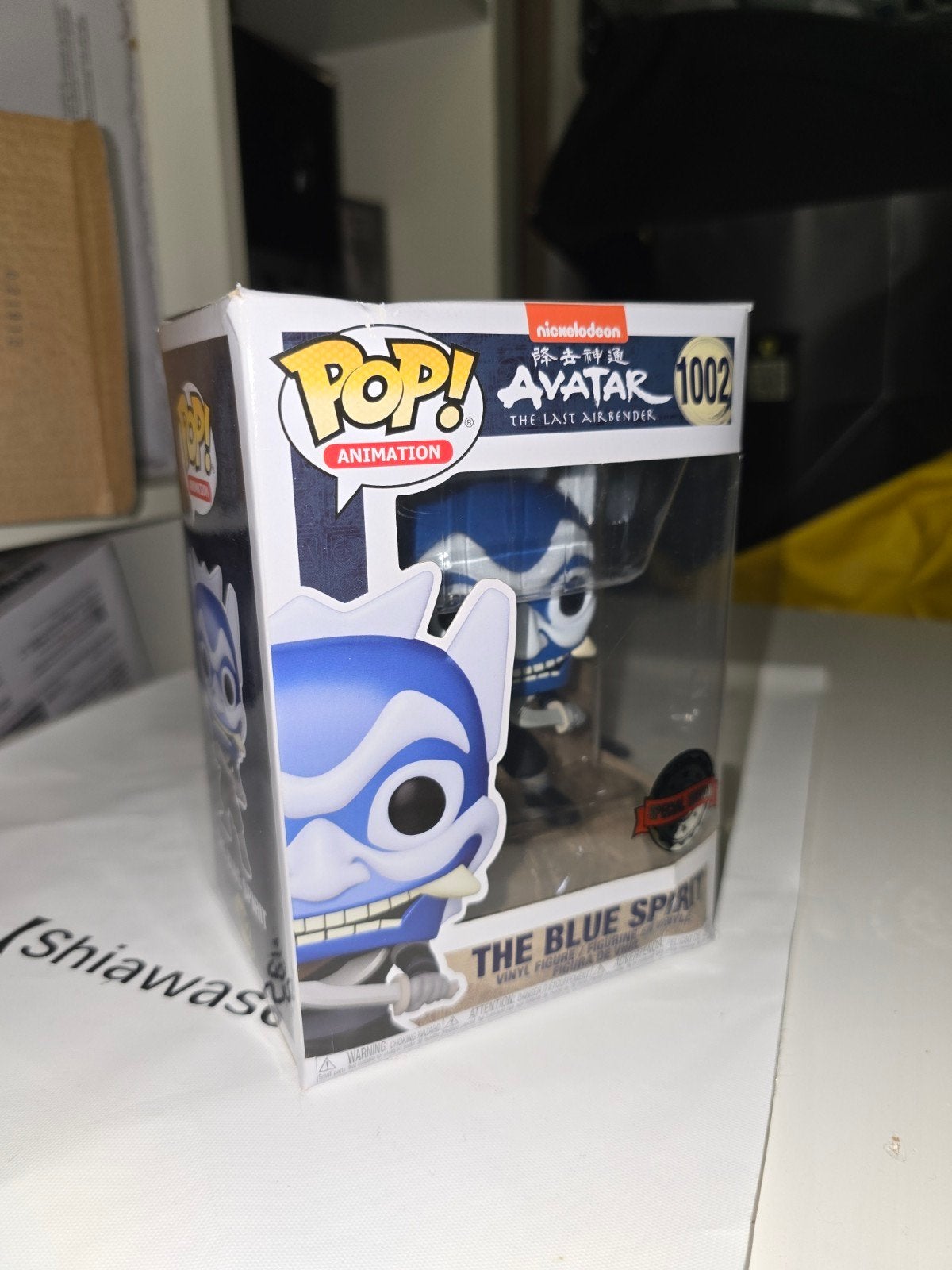 Funko Pop! Avatar The Last Airbender The Blue Spirit, Ophalen of Verzenden, Zo goed als nieuw