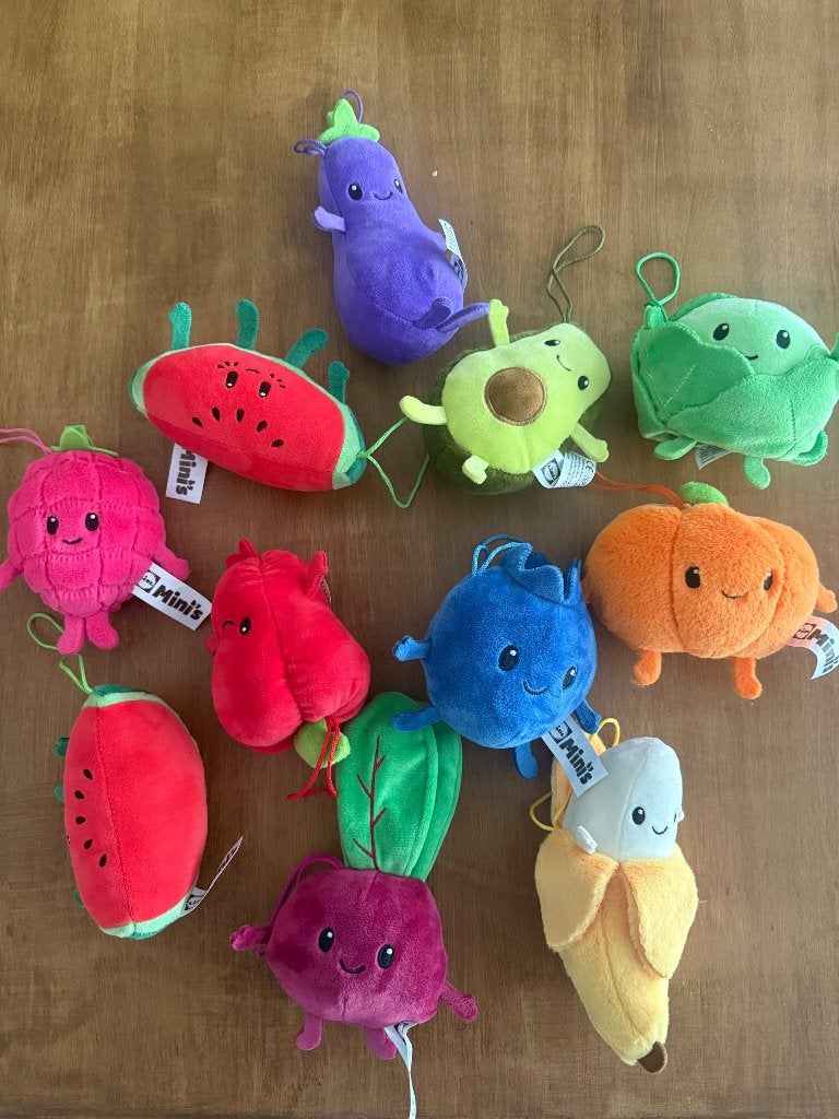 Lidl knuffelgroenten speelgoed, Overige typen, Zo goed als nieuw, Meerkleurig, Klein (minder dan 20 cm)