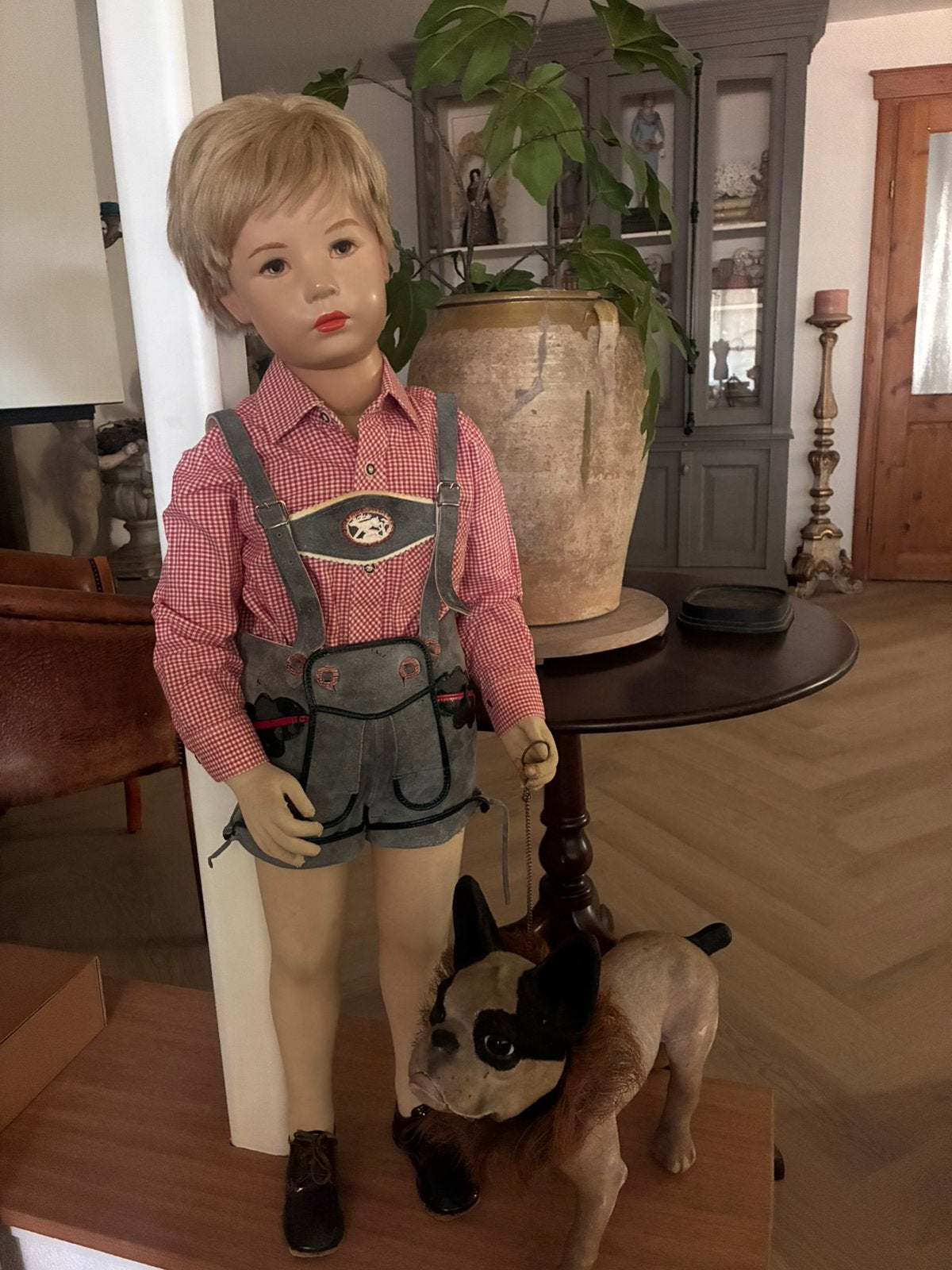 Antieke Kathe Kruse etalagepop., Antiek en Kunst, Antiek | Speelgoed, Ophalen