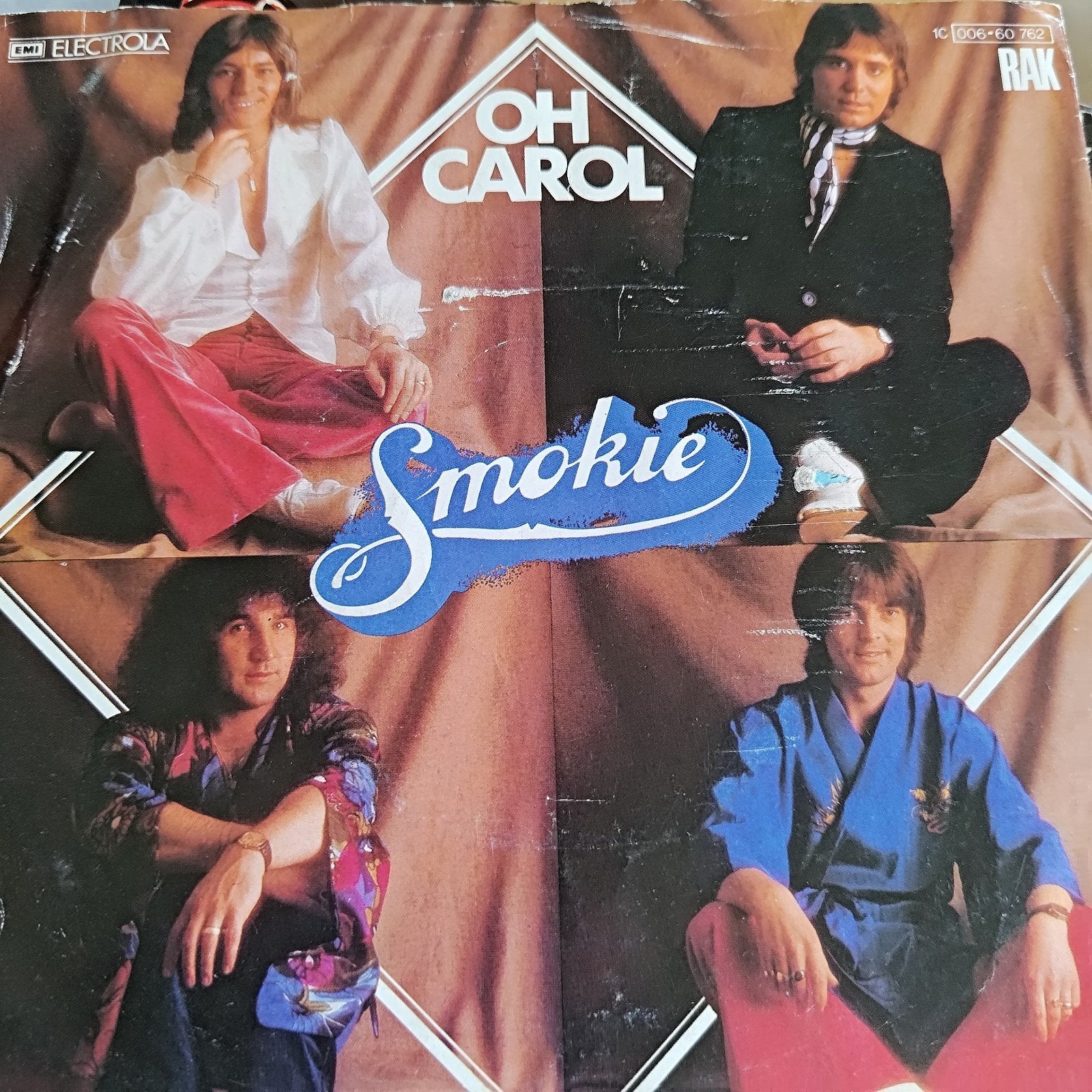 Smokie - Oh Carol (Vinyl Single), Ophalen of Verzenden, 1970 - 1979, Gebruikt, 7 inch