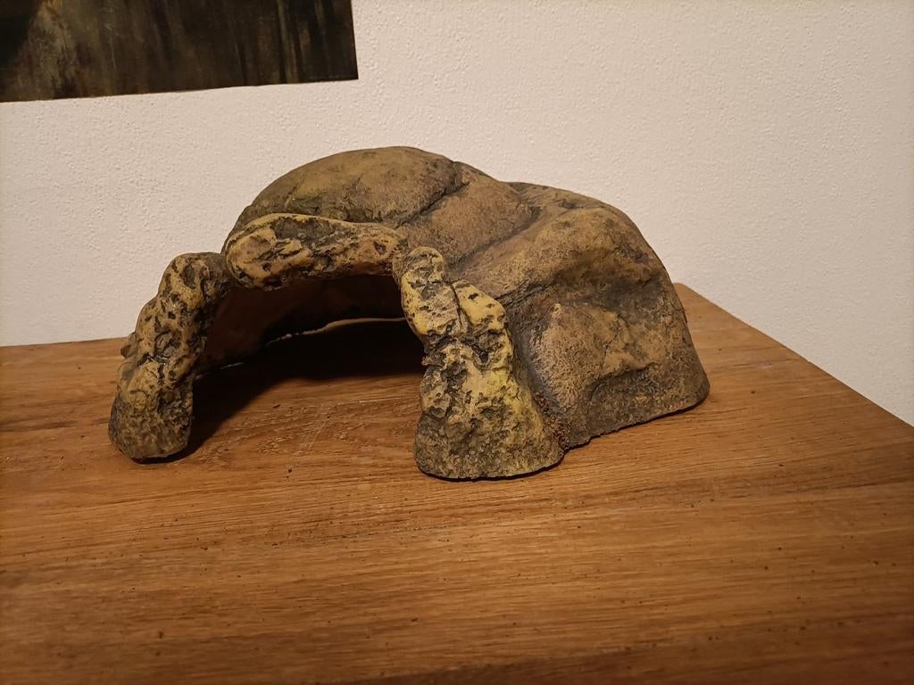 Grot voor terrarium groot, Ophalen