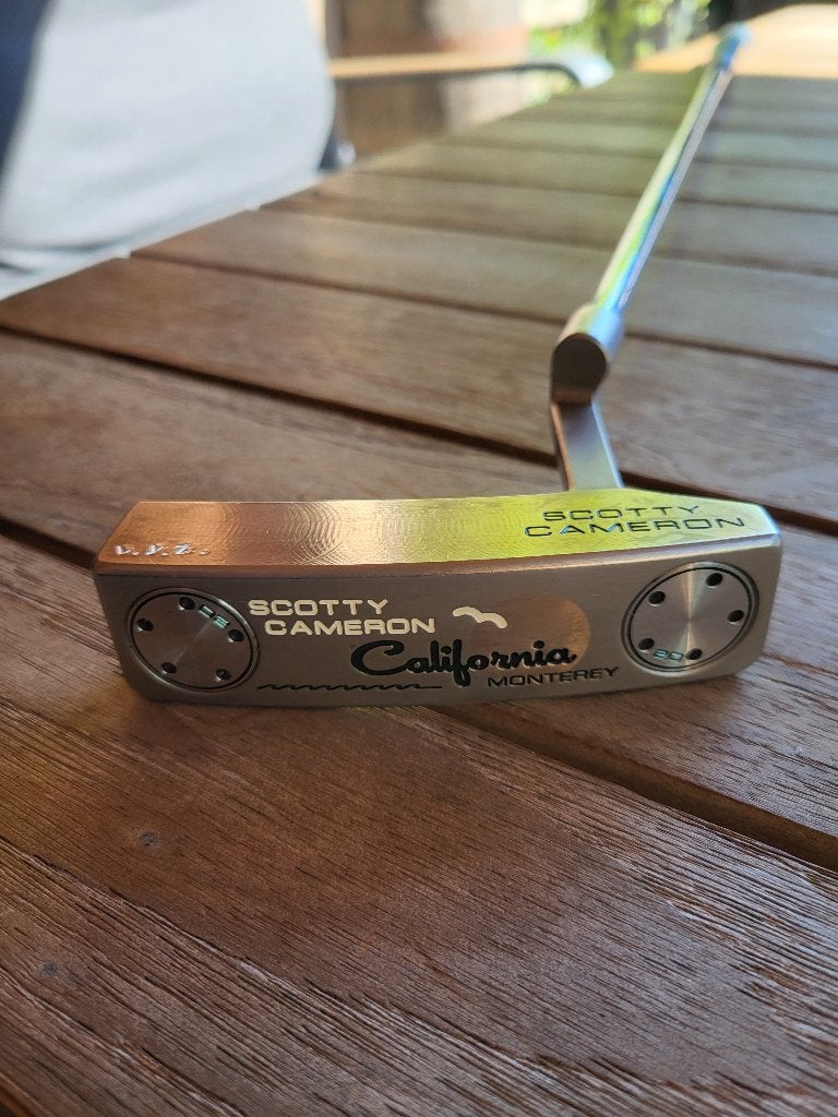 Scotty Cameron California Monterey 34” Putter + Headcover, Ophalen, Gebruikt, Club, Overige merken