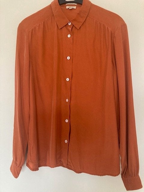 zijden Belle Rose oranje blouse, Bellerose, Oranje, Ophalen of Verzenden, Zo goed als nieuw