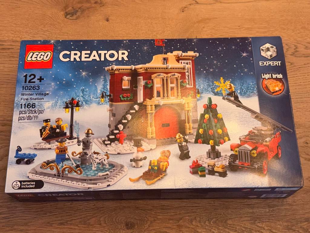 Lego Winter Village Brandweerkazerne 10263 - Nieuw en Ongeop, Overige thema's, Lego, Nieuw, Ophalen of Verzenden