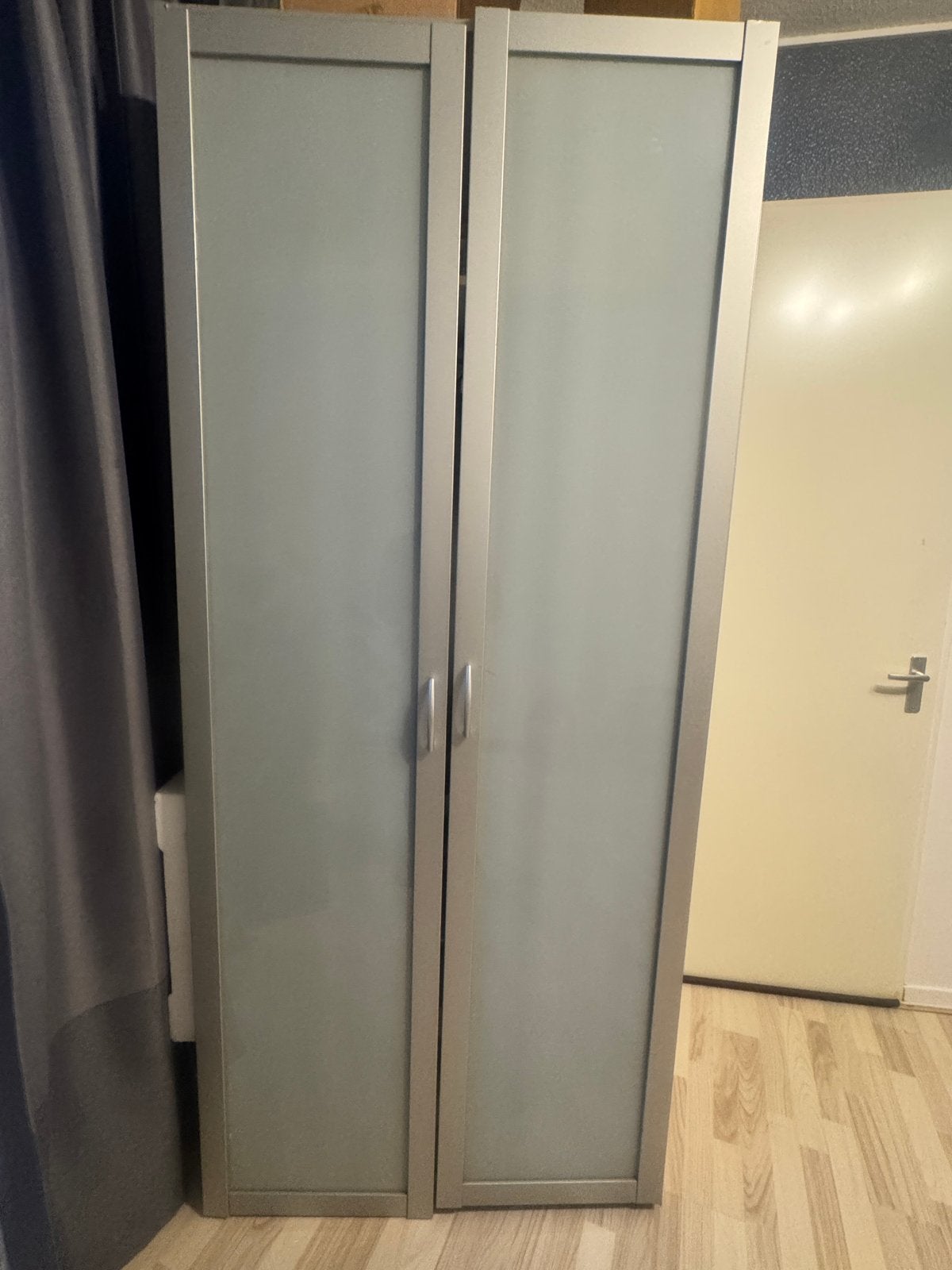 Kledingkast met glazen deuren, Huis en Inrichting, Ophalen, Gebruikt, 200 cm of meer, 50 tot 100 cm