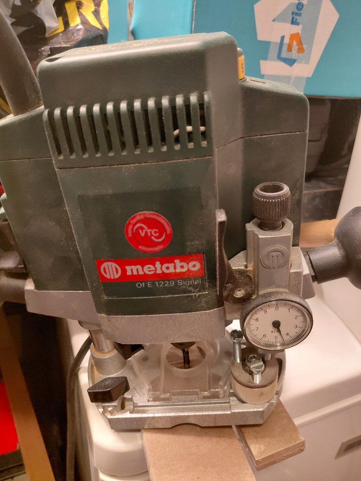 Metabo bovenfrees OF E 1229 Signal met meetklokje, Ophalen of Verzenden