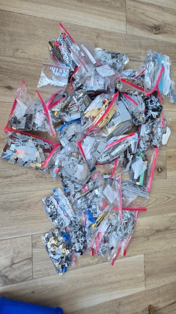 Lego Millennium Falcon (75192) - 7500 onderdelen gesorteerd, Ophalen, Gebruikt, Lego, Losse stenen