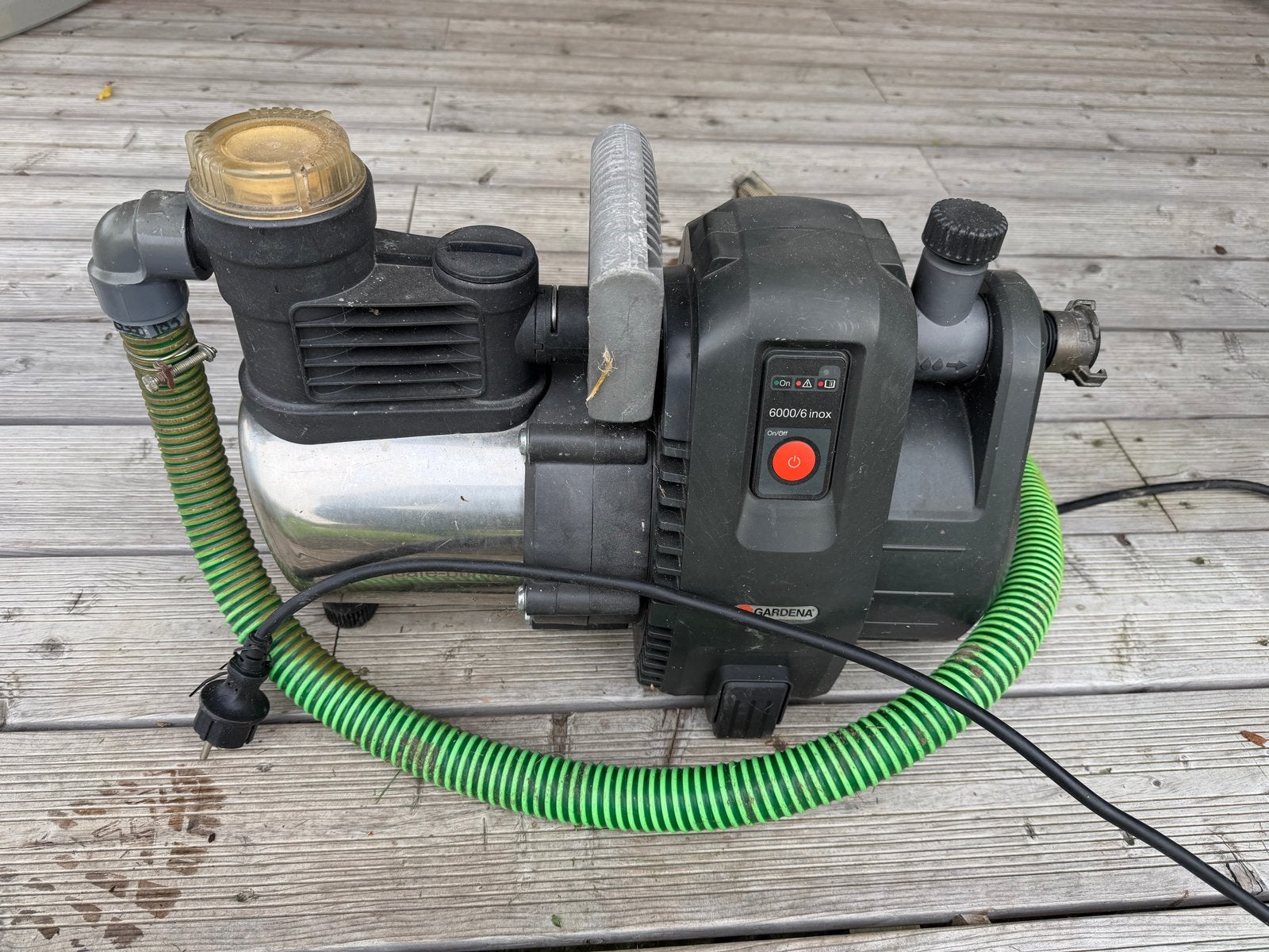 Gardena 6000/6 Inox Hydrofoorpomp -, Ophalen of Verzenden, Gebruikt, Elektrisch, Hydrofoorpomp