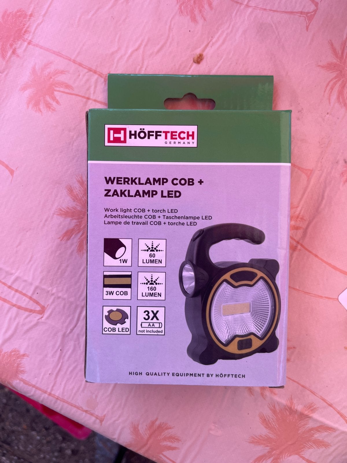 HöfFTECH Werklamp COB + Zaklamp LED - Nieuw, Onbekend, Nieuw, Ophalen of Verzenden, Onbekend