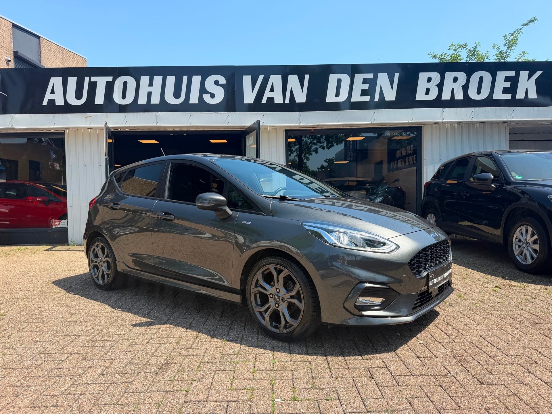 Ford Fiesta 1.0 EcoBoost ST-Line |Clima|Cruise|Navi|Carplay|, Voorwielaandrijving, Dealer onderhouden, Gebruikt, Zwart