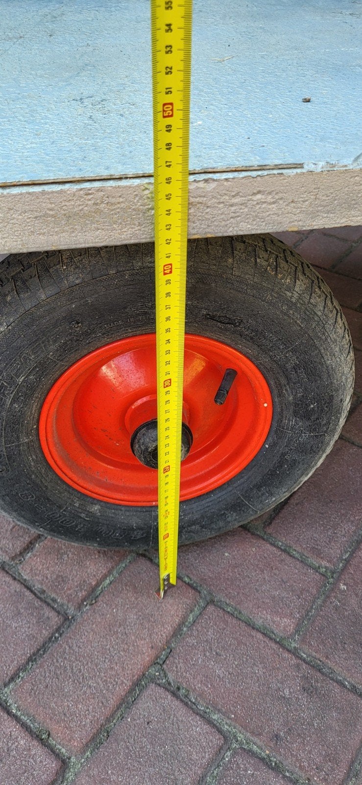 Stevige plateauwagen met afneembare rongen, Ophalen of Verzenden, Gebruikt