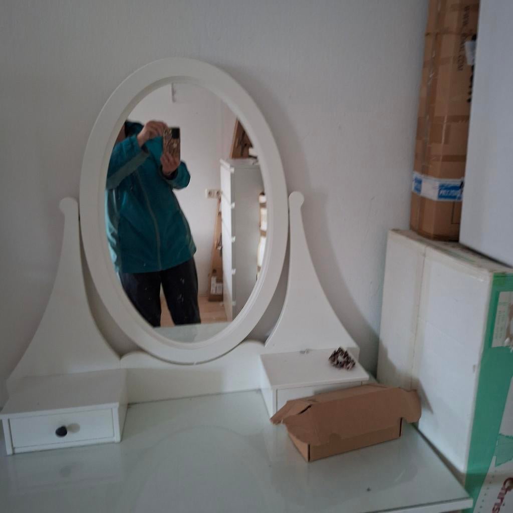 Make up van ikea te koop, Huis en Inrichting, Tafels | Kaptafels, Gebruikt, Minder dan 100 cm, 50 tot 100 cm, Ophalen