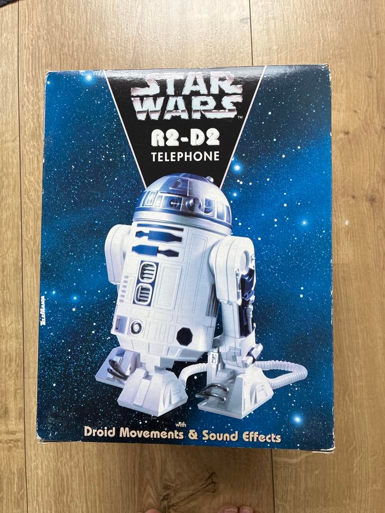 R2-D2 Telefoon - Defect draaimechanisme, verkleurd, Ophalen of Verzenden, Niet werkend, 1 handset